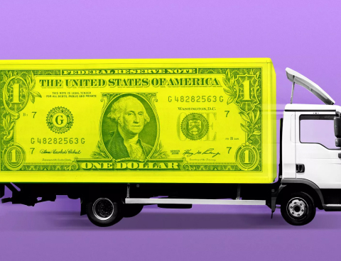 Top hero image of truck with $